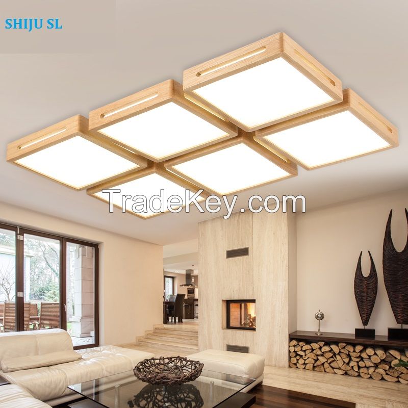 SL design creative wood lights ceiling lamp living room ceiling lights fixture led ceiling lighting bedroom ceiling lights Y0592