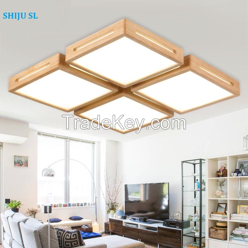 SL design creative wood lights ceiling lamp living room ceiling lights fixture led ceiling lighting bedroom ceiling lights Y0592