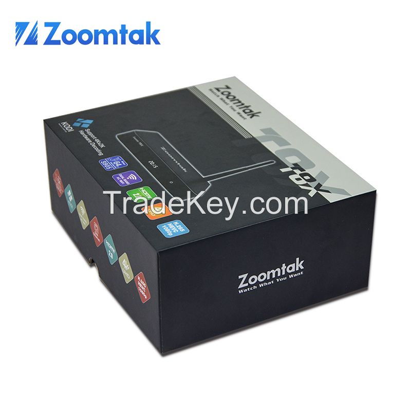 2016 Zoomtak T8X amlogic s905 quad core android-based smart tv box