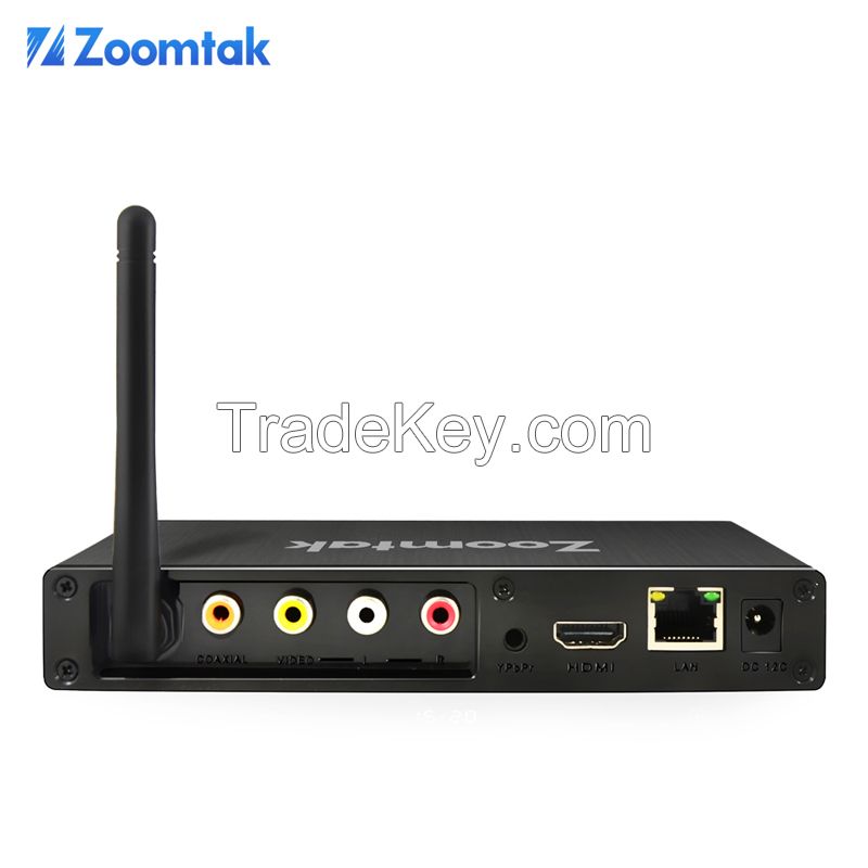 2016 Factory price Zoomtak M5 amlogic s805 quad core tv box