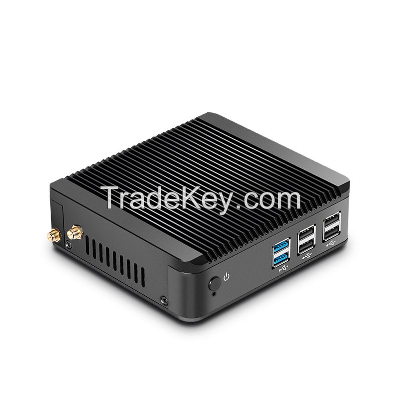 Haswell Nuc Barebone Fanless Mini PC Windows 10 Core i3 4010U 4010Y i5 4210Y 4K HTPC Graphics HD 4200 Optional Wifi Bluetooth