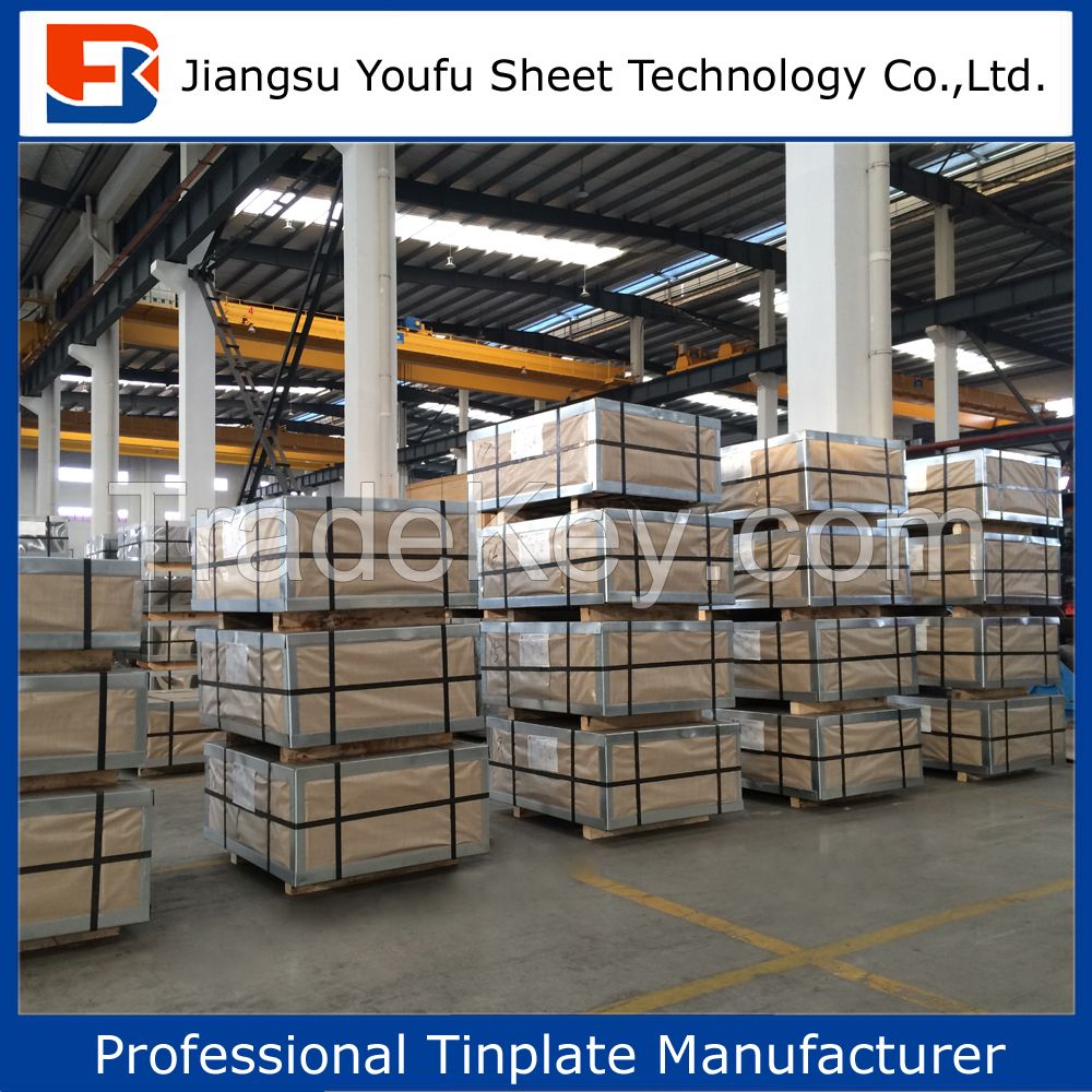 Prime electrolytic tinplate sheet