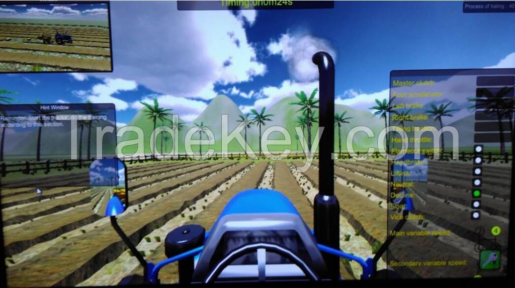 Harvester Training Simulator, Tractor training simulator