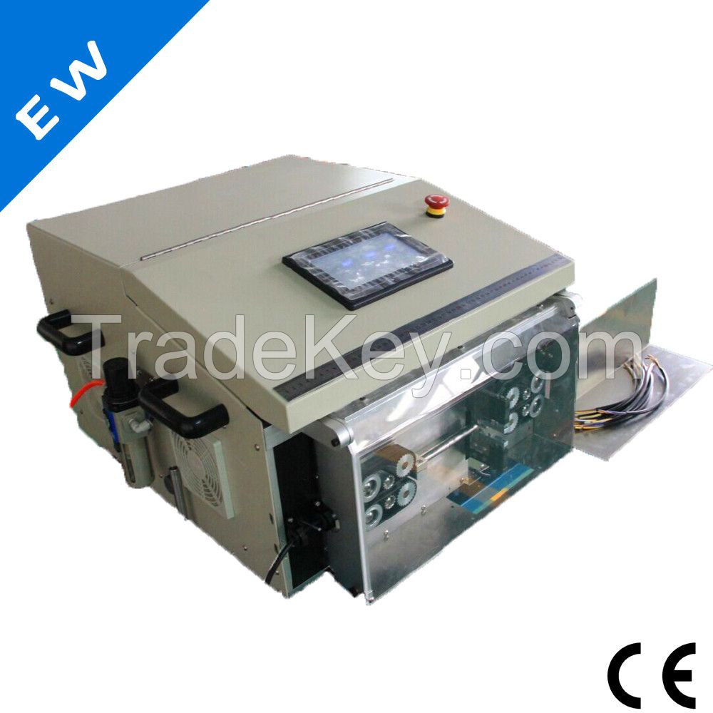 EW-05F automatic flat/round cable computer wire stripping machine