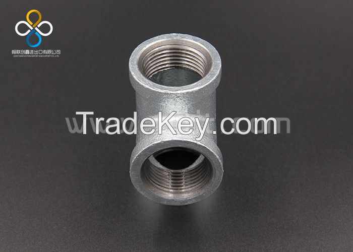 Hot dip galvanized malleable iron pipe fittings-Tee