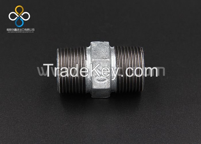 Hot dip galvanized malleable iron pipe fittings-Nipples