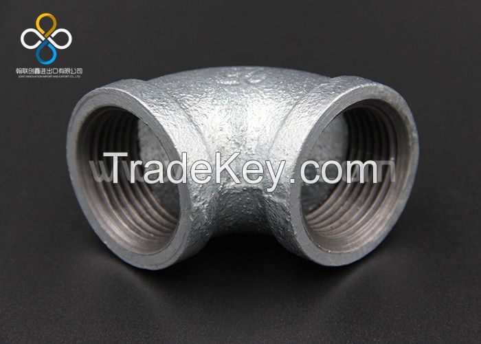 Hot dip galvanized malleable iron pipe fittings-Elbow