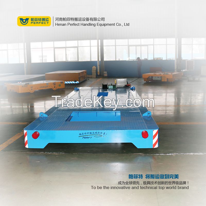 Electric transfer Carts Rail Transfer Trolley For Steel Mill