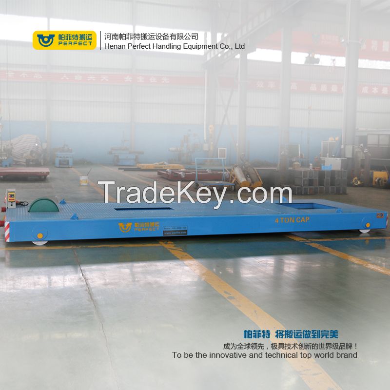 Electric transfer Carts Rail Transfer Trolley For Steel Mill