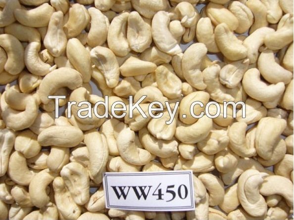 Cashew nut Nuts & Kernels ww240, ww320, ww450, SW240, SW320, LP, WS, DW grade A Processed Cashew