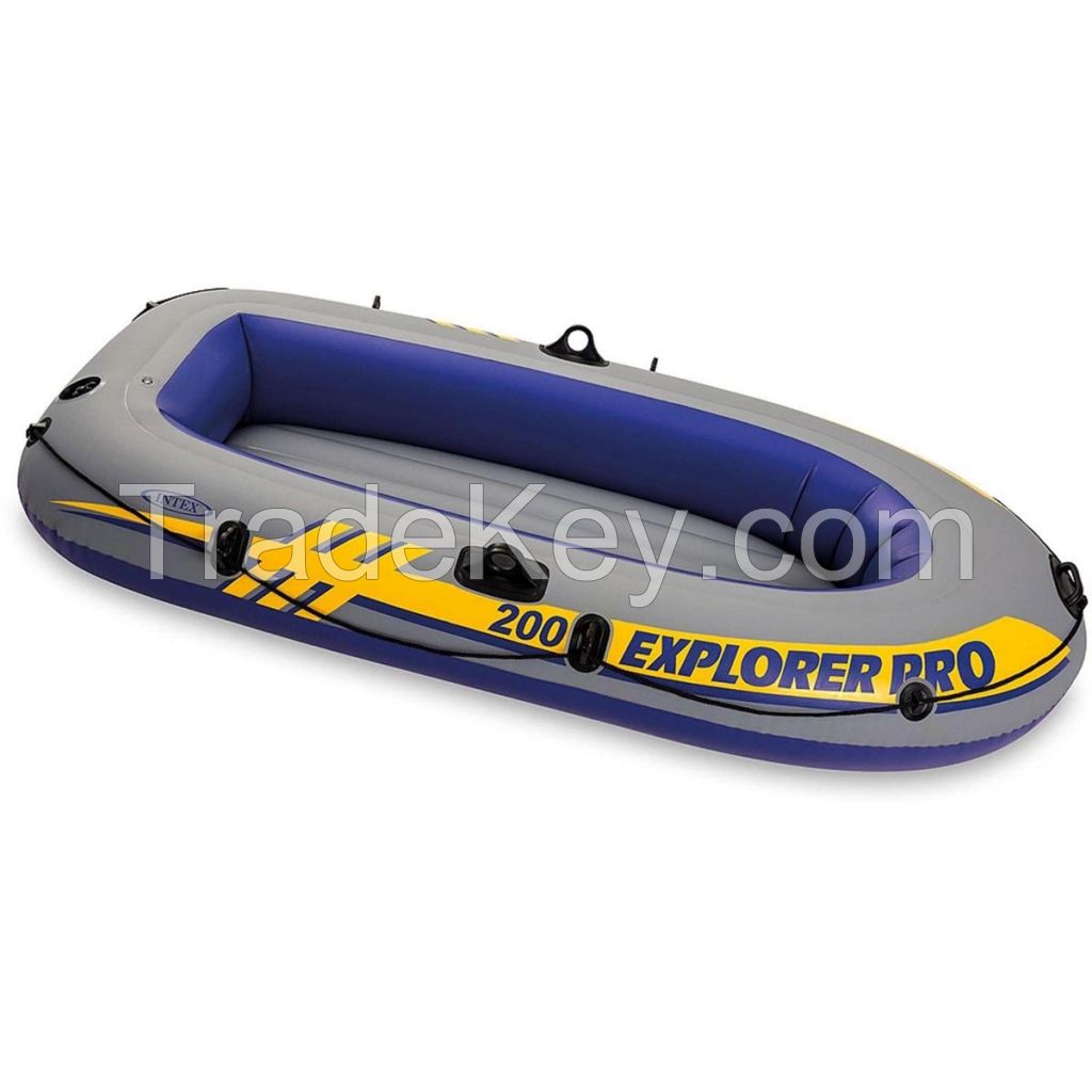 Intex Explorer Pro 200 Inflatable Raft Float Lake River Dinghy Fishing Boat  
