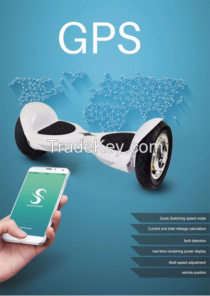 App Control New 10 '' Scooter Electronic hoverboard with 4400 mah Samsung Battery high Qua