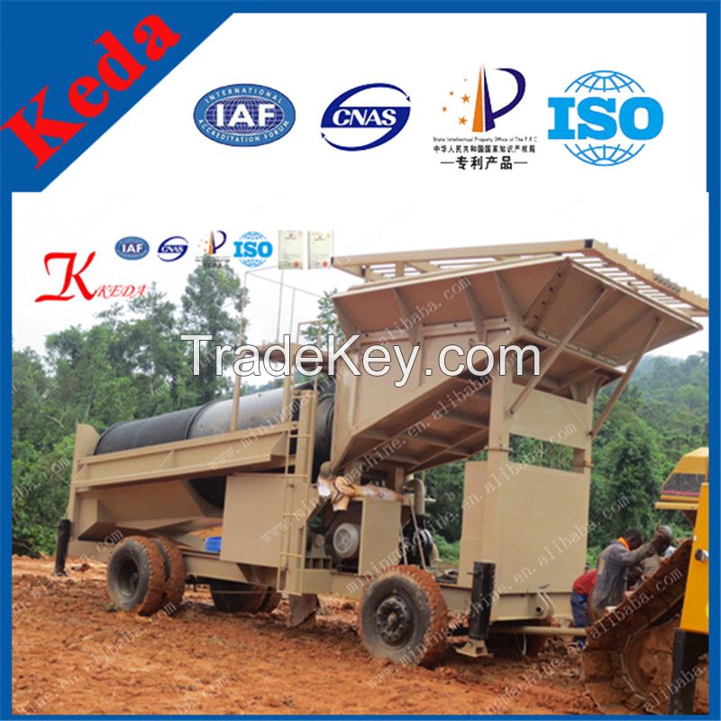 High Effciency Movable Placer Gold Mining Equipment with Patents (KDTJ-50)