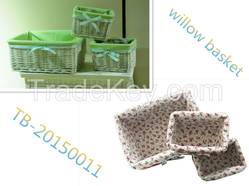 wicker laundry basket fruit basket