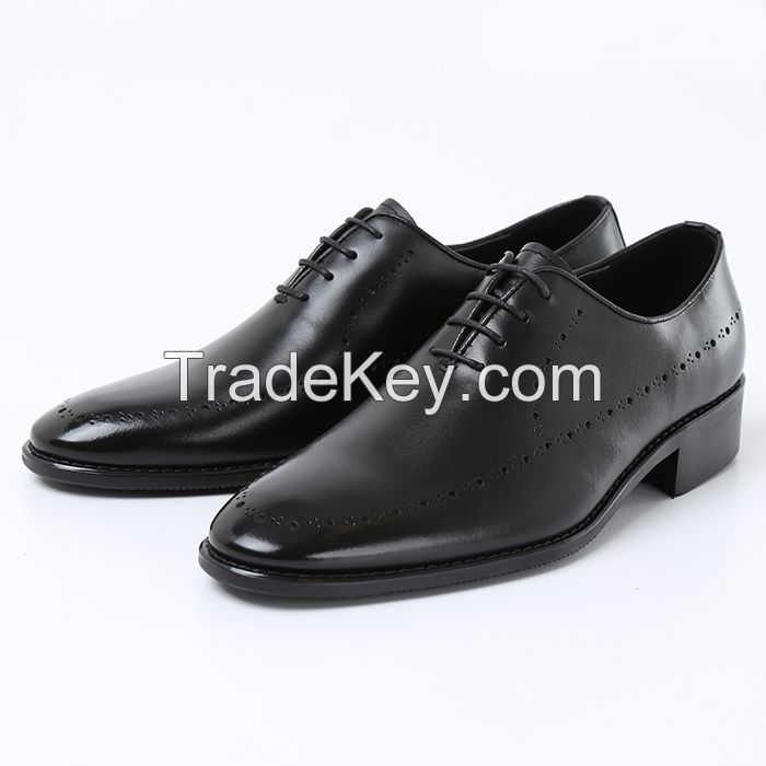 Man's genuine leather dress shoes, business shoes, casual shoes, nice quality shoes, bespoke