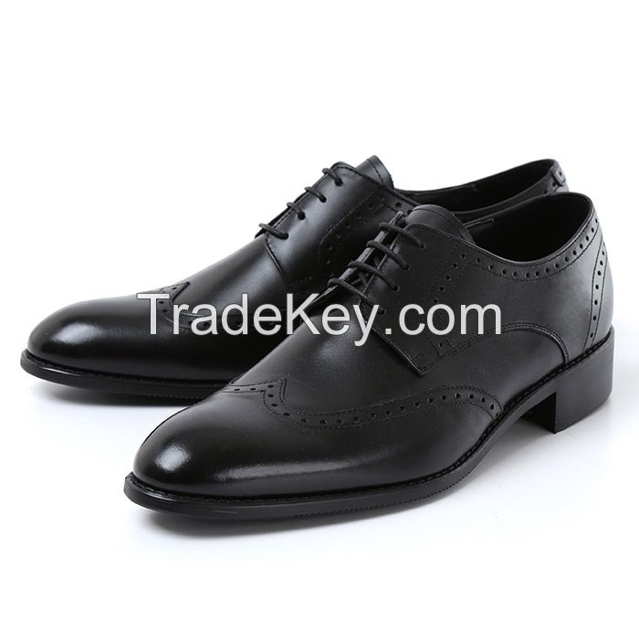 Man's genuine leather dress shoes, business shoes, casual shoes, nice quality shoes, bespoke