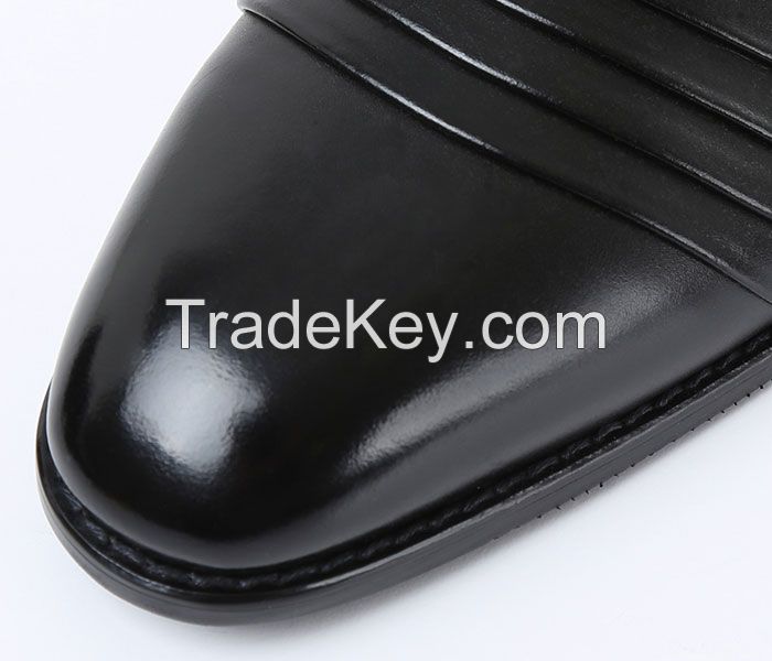 Man's genuine leather dress shoes, business shoes, casual shoes, nice quality shoes, bespoke