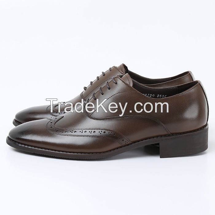 Man's genuine leather dress shoes, business shoes, casual shoes, nice quality shoes, bespoke