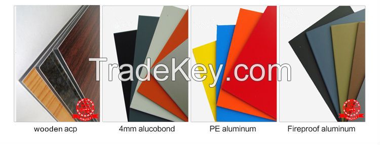 High Quality ACP for 4mm 3mm Wooden Finish acp Sheet