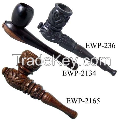 WOODEN SMOKING PIPES