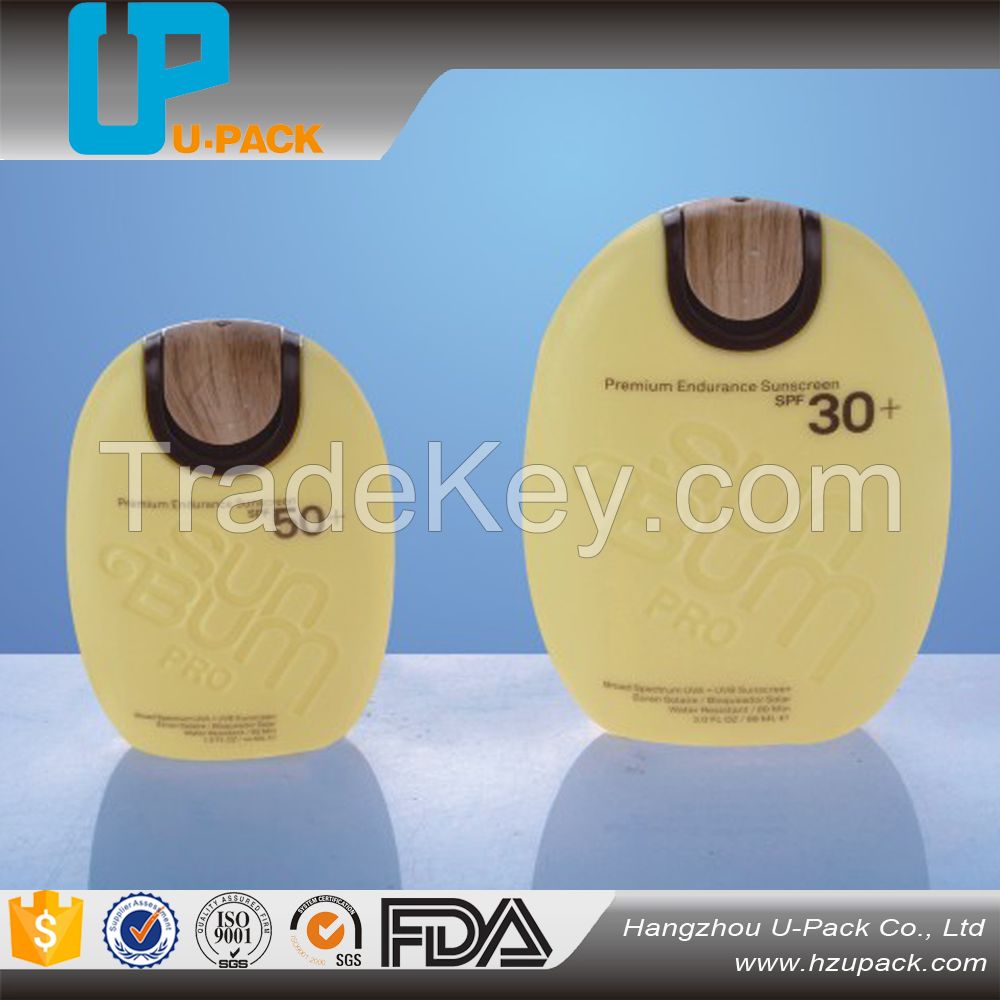 Plastic HDPE body lotion and shampoo bottle