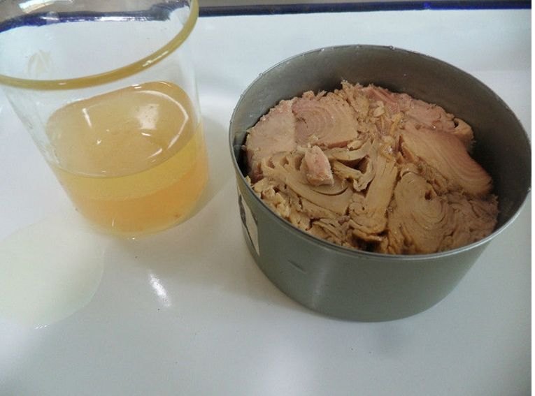 Canned tuna of Chinese origin