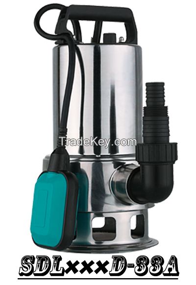 (SDL400D-31A) Stainless Steel Cheapest Price Garden Submersible Pump with Float Switch for Dirty Water