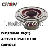 Nissan Truck wheel hub in front axle