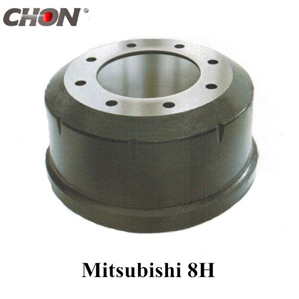 brake drum for Mitsubishi MC865369 truck parts FV355-215 front axle