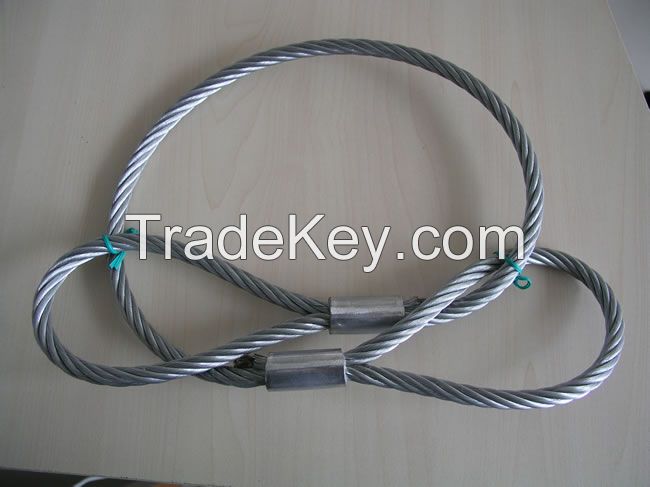 wire rope sling,wire rope lifting sling,Cable Laid Wire Rope Slings