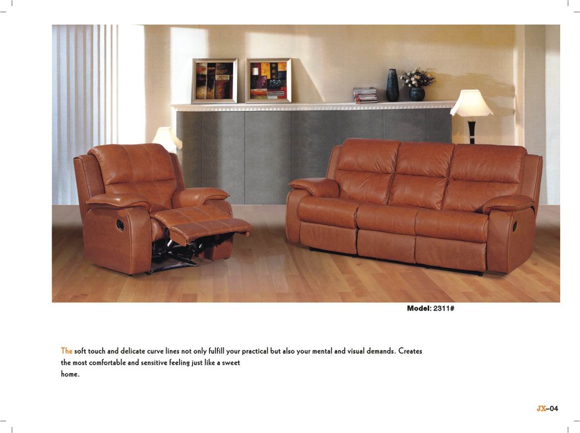 Leather Sofa # 2311