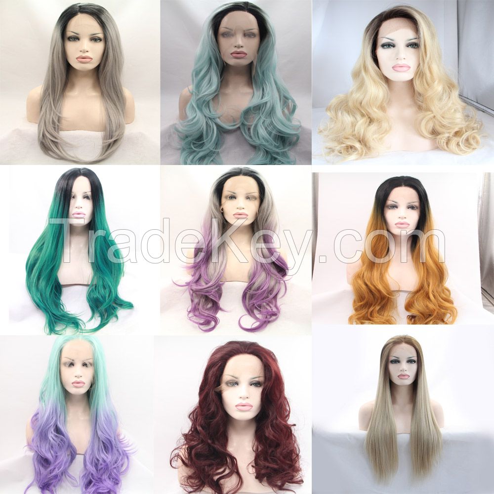 Various Kinds of Synthetic Lace Front Wig