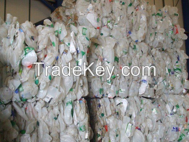 HDPE milk bottle scrap