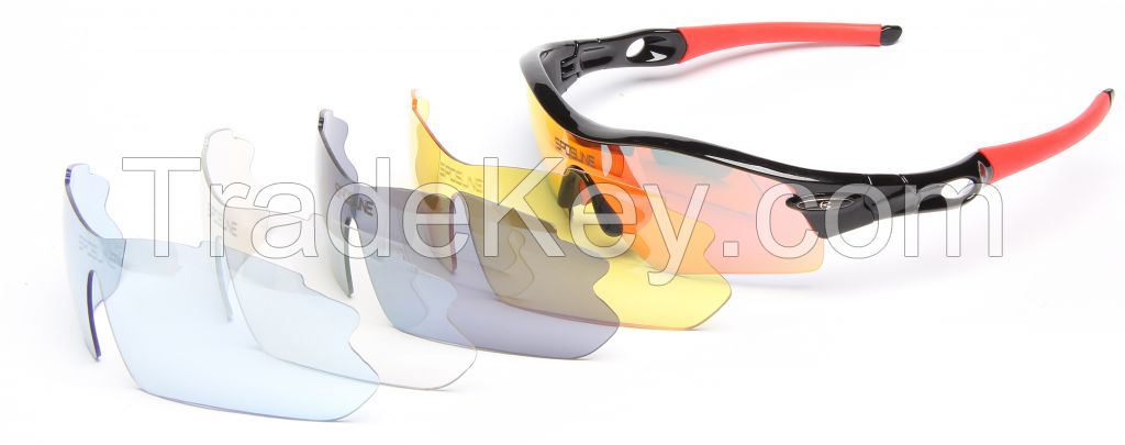 China wholesale motorcycle riding running goggles main female or male frame design glasses manufacturers come with hard EVA case