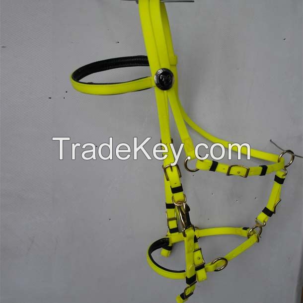 PVC horse bridle halters for horse endurance riding racing training
