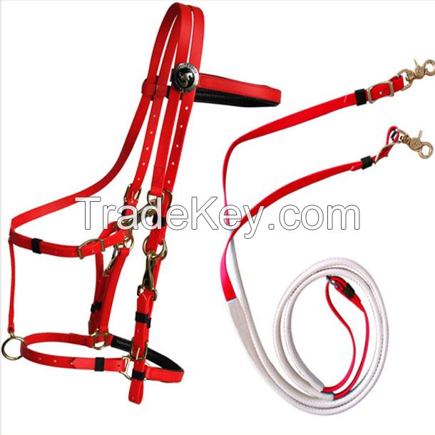 PVC horse bridle halters for horse endurance riding racing training