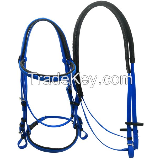 cold resistant waterproof PVC horse bridles and reins