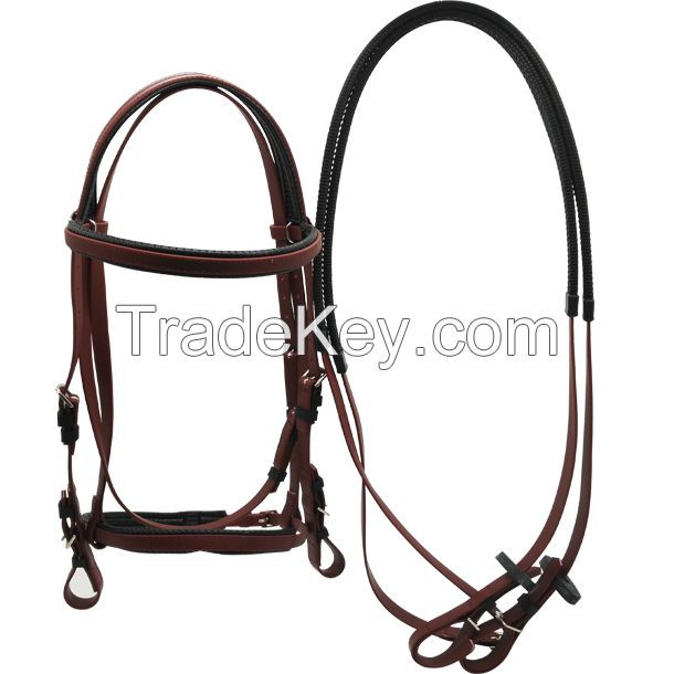 cold resistant waterproof PVC horse bridles and reins