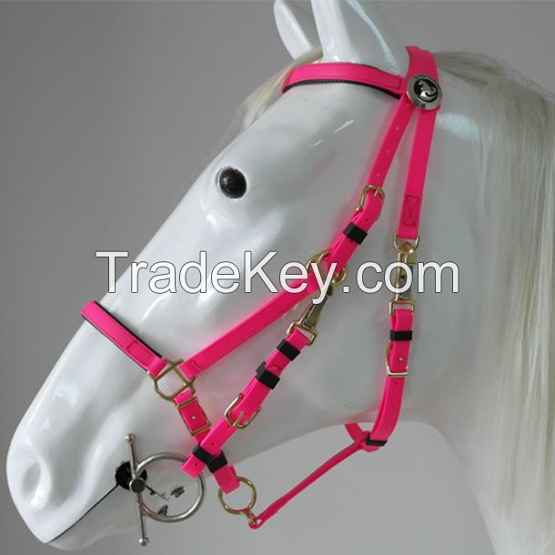 PVC horse bridle halters for horse endurance riding racing training