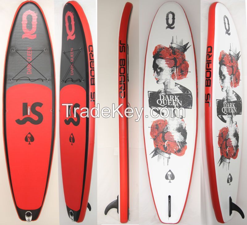 JS BOARD Dark Queen 12&#039;6&amp;amp;amp;quot; 360cm inflatable SUP board paddle board water yoga board