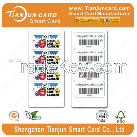 China Factory making cheap price high quality Luggage tag Barcode Card