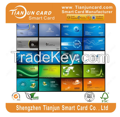 China Factory Cheap Card Free Design Business Card 