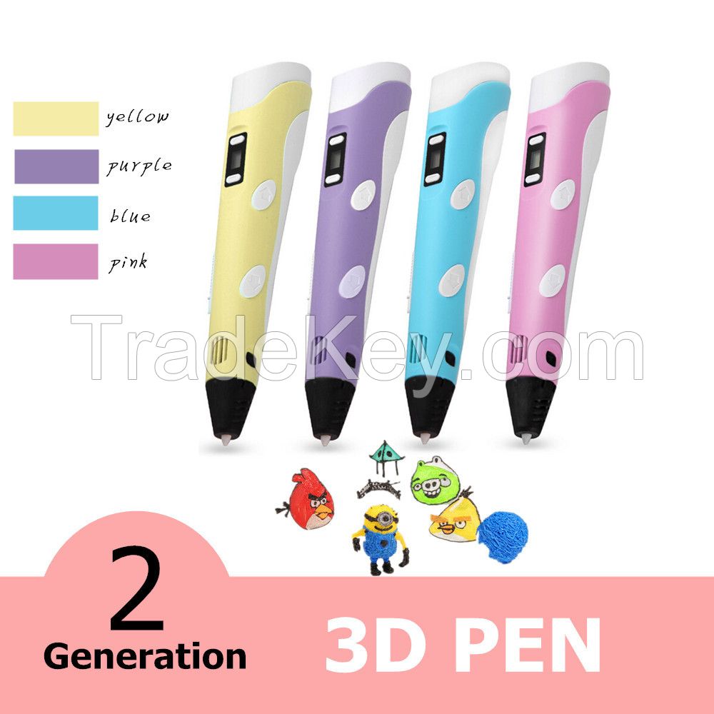 LCD Display 3D Drawing Pen For 3D Modeling