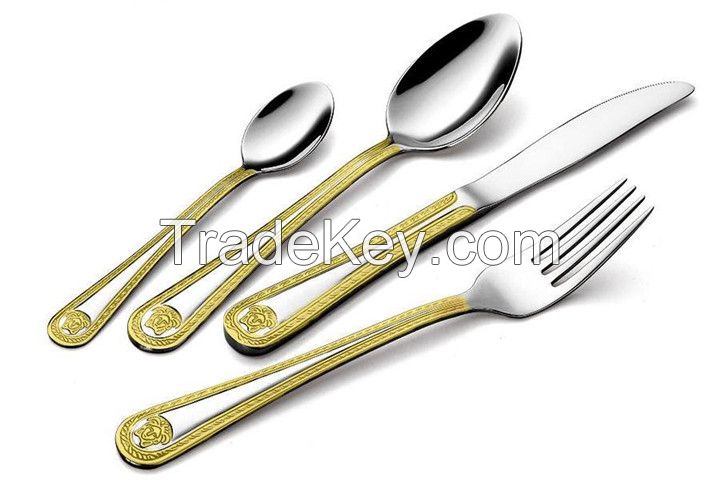 72pcs popular stainless steel cutlery set