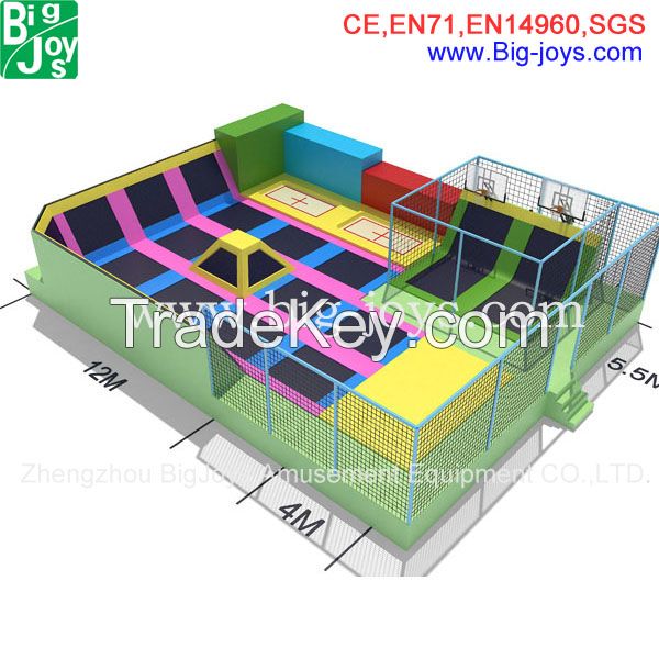 Customized professional indoor trampoline park