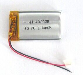 3.7V lithium polymer battery 042035 402035 230mah MP3 MP4 MP5 Bluetooth
