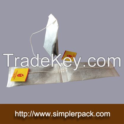 Automatic Double Chamber Tea Bag Packing Machine with Thread and Tag
