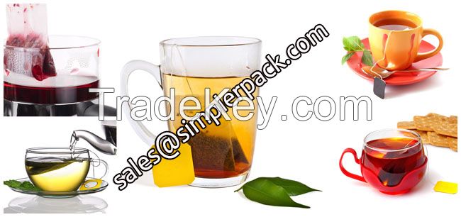 Automatic Double Chamber Tea Bag Packing Machine with Thread and Tag