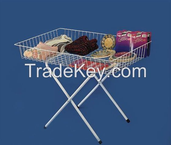 Wire basket ideal for sales, seasonal promotions