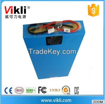 Shenzhen vikli LiFePO4 battery pack storage power battery pack